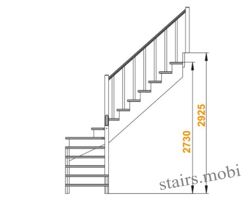 К-001М/2 вид3 чертеж stairs.mobi